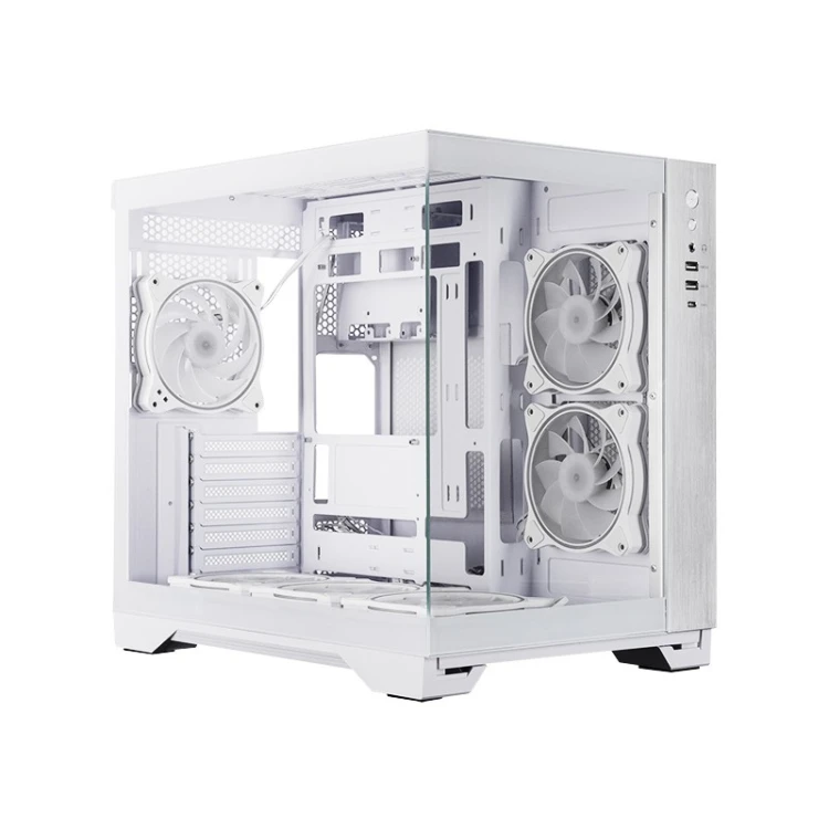 Chieftec Obudowa VISIO GM-30W-T G-OP 6xwentylator ARGB biała
