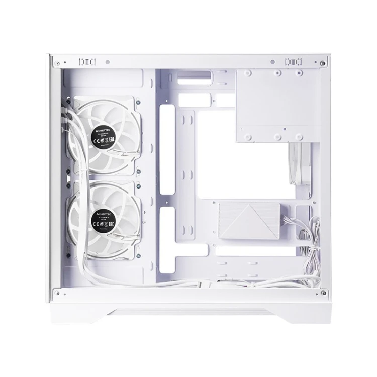 Chieftec Obudowa VISIO GM-30W-T G-OP 6xwentylator ARGB biała