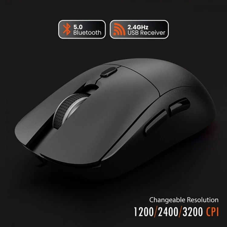Media-Tech Bezprzewodowa mysz 2w1 (BT/RF)SILENT&RECHARGE