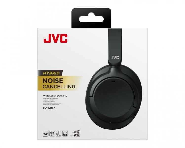 JVC Słuchawki bezprzewodowe HA-S95N-B-U czarne