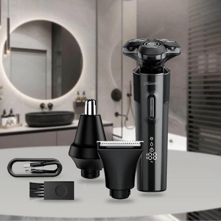 Feel-Maestro Zestaw do golenia 3w1 USB MR-678