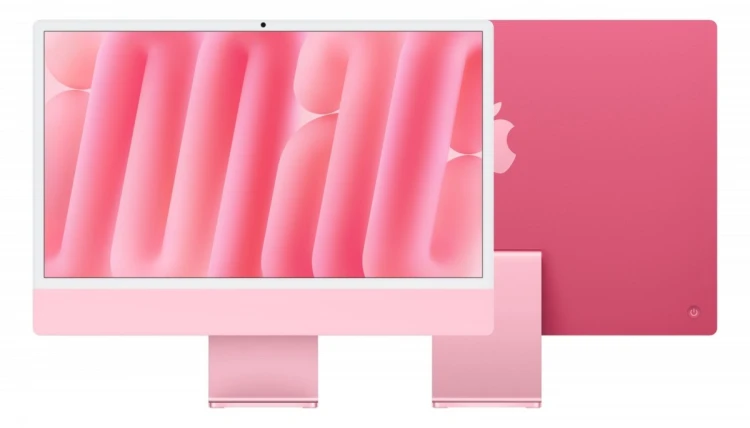 Apple iMac 24 cale: M4 8/8, 16GB, 256GB SSD - Różowy