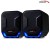 Audiocore Głośniki komputerowe 6W USB AC865B Czarno-niebieskie