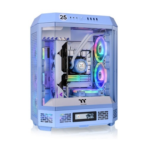 Thermaltake Obudowa - The Tower 600 TG - Hydrangea Blue