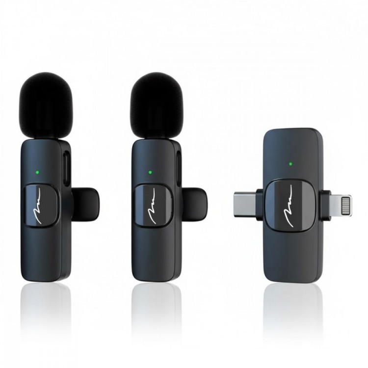 Media-Tech Zestaw mikrofonów krawatowych Micro-Mic Duo MT416