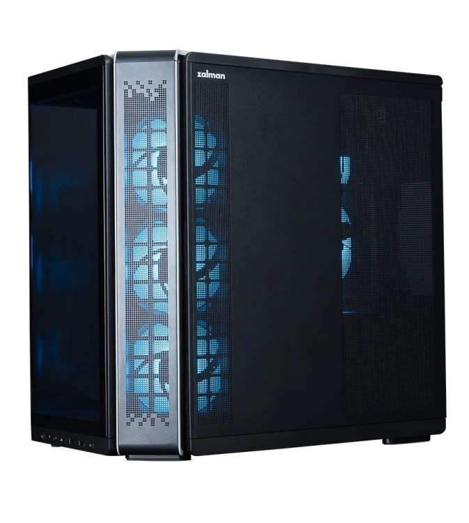 Zalman Obudowa P60 Mid-Tower 5x ARGB fans czarna