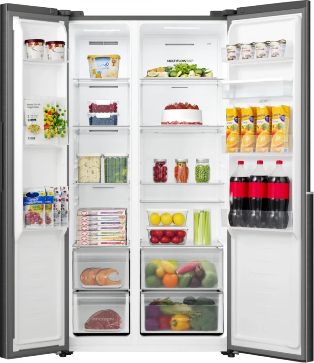 Gorenje Chłodziarko-zamrażarka NRS917E41BXWD Side by Side