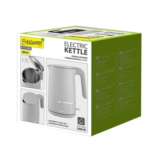 Feel-Maestro Czajnik elektryczny 1,7l 1800W MR-037-GREY