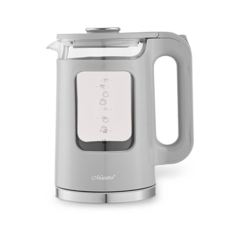 Feel-Maestro Czajnik elektryczny szklany 1,7l 2200W MR-065-GREY
