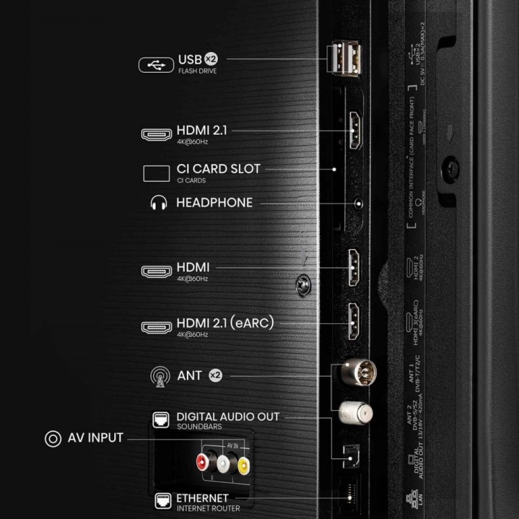 Hisense Telewizor LED 43 cale 43A6Q