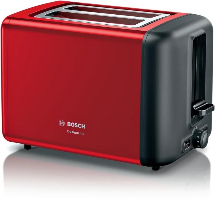 Bosch Toster DesignLine TAT3P424 czerwony