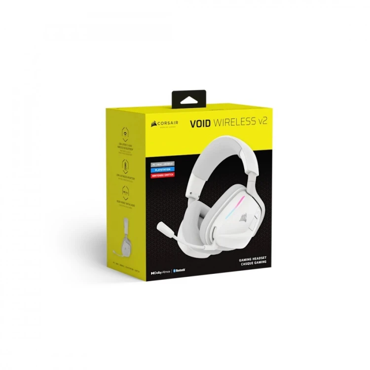 Corsair Słuchawki bezprzewodowe Void Wireless v2 Playstation białe