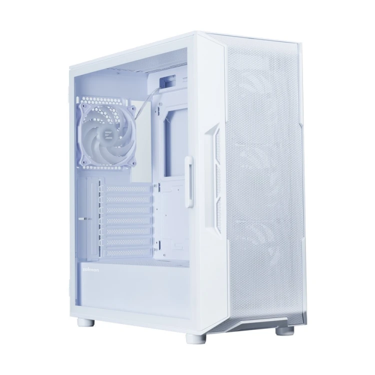 Zalman Obudowa I3 NEO V2 Mid Tower RGB fan x4 biała