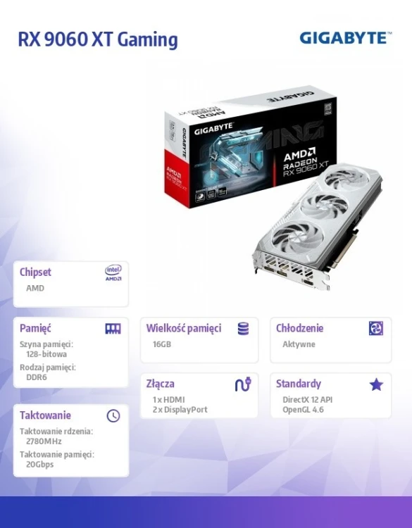 Gigabyte Karta graficzna GV-R9060XTGAMING OC-8GD