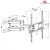 Maclean Uchwyt do TV MC-760 26-55 cali 30 kg Czarny