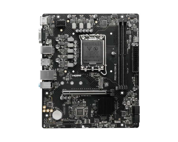 MSI Płyta główna PRO H610M-E s1700 2DDR5 HDMI M.2 mATX