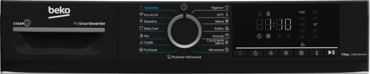 Beko Pralko-suszarka slim BMM5DFO5741WPB