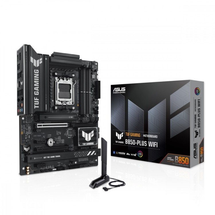 Asus Płyta główna TUF GAMING B850 PLUS WI FI AM5 4DDR5 DP/HDMI ATX