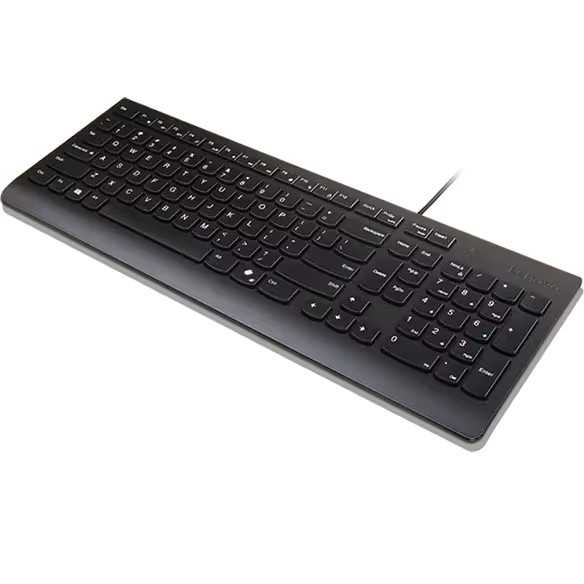 Lenovo Klawiatura przewodowa Essential czarna US English 4Y41R64633