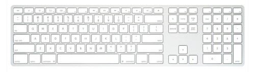 Matias Klawiatura bezprzewodowa - aluminiowa Mac dongle USB-C Silver