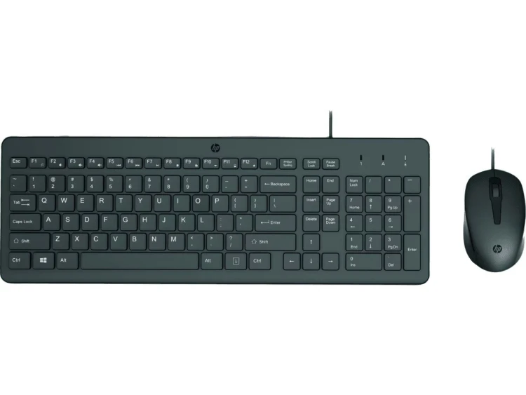 HyperX Zestaw klawiatura i mysz Classic 150 przewodowy czarny 240J7AA#ABB