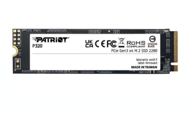 Patriot Dysk SSD 512GB P320 PCIe M.2 Gen3 x4 NVMe 3000/2200MB/s