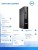 Dell Komputer Dell Pro Micro QCM1255 W11Pro Ryzen 5 Pro 8600GE/1x16GB/512GB CL35/Integrated/WLAN + BT/Kb/65W/TPM/3YPS