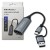 Qoltec Adapter USB-C USB-A | HDMI | 4K 30Hz | aluminium