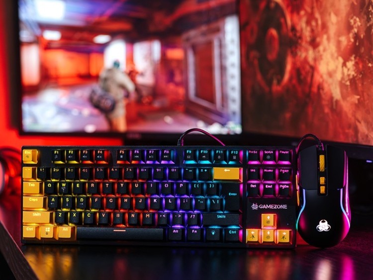 Tracer Zestaw mysz i klawiatura mechaniczna Gamezone Hornet87 USB