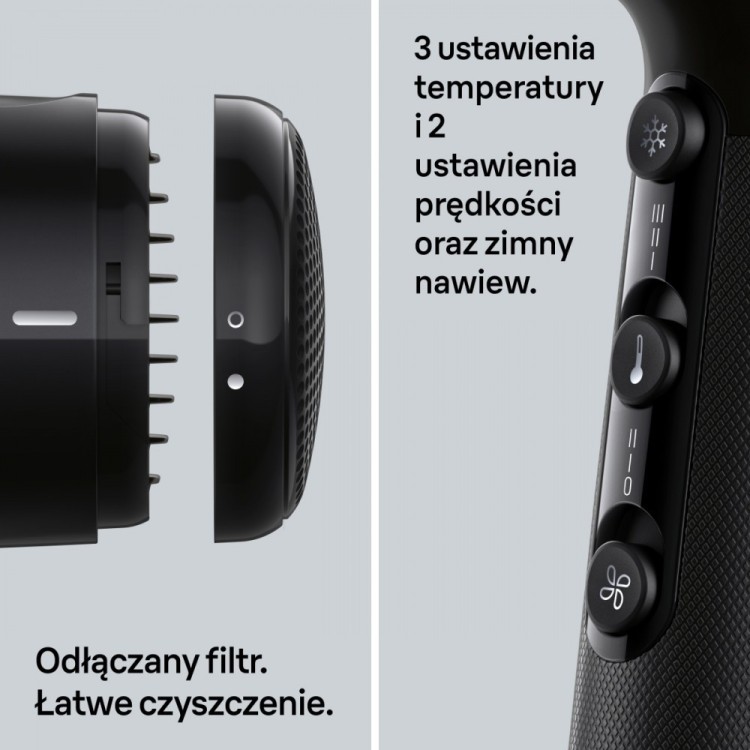 Braun Suszarka do włosów z dyfuzorem 2000W HD200E