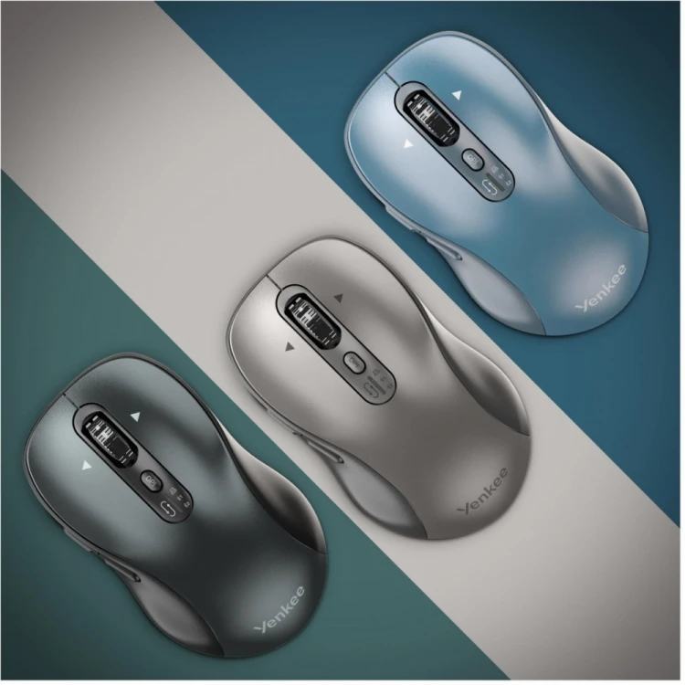YENKEE Mysz bezprzewodowa Dual Bluetooth + USB 2,4GHz YMS 2010SR GYRO