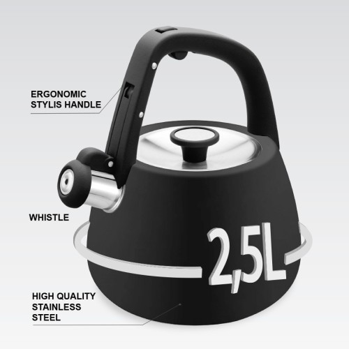 Feel-Maestro Czajnik nieelektryczny 2,5 l MR-1318-BLACK