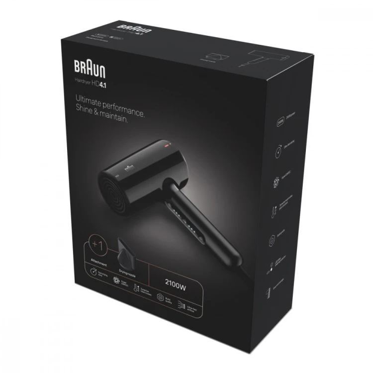 Braun Suszarka do włosów 2100W, wskaźniki LED HD410E