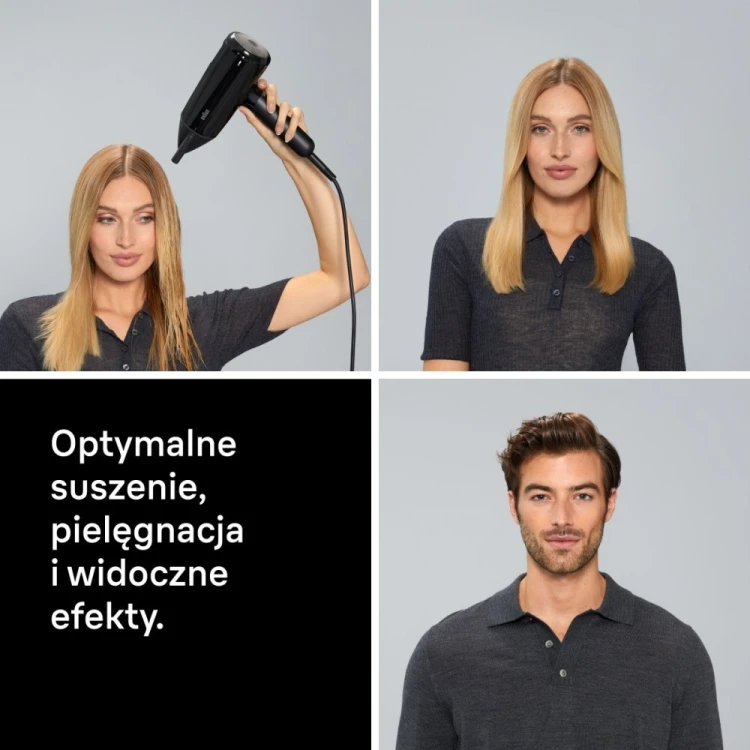 Braun Suszarka do włosów 2100W, wskaźniki LED HD410E