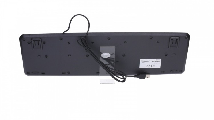 Gembird Klawiatura standardowa USB Cyrylica KB-U-103-RU czarna