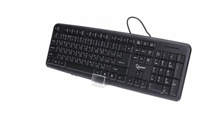 Gembird Klawiatura standardowa USB Cyrylica KB-U-103-RU czarna