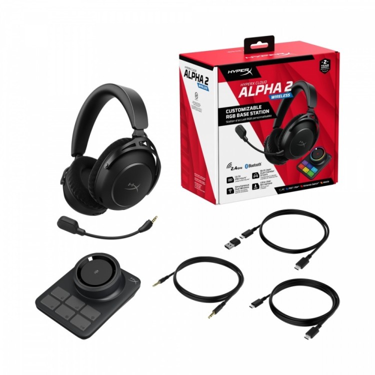 HyperX Zestaw słuchawkowy Cloud Alpha 2 Bezprzewodowy Gaming- AJ5C7AA