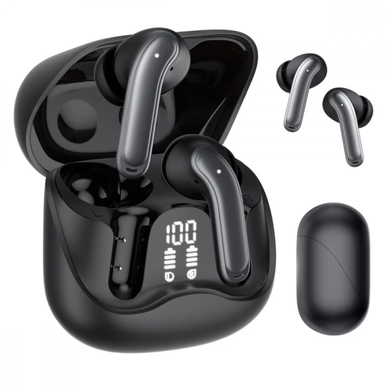 Audiocore Słuchawki bezprzewodowe AC591 PRO ANC , ENC, 6 mikrofonów, etui ładujące