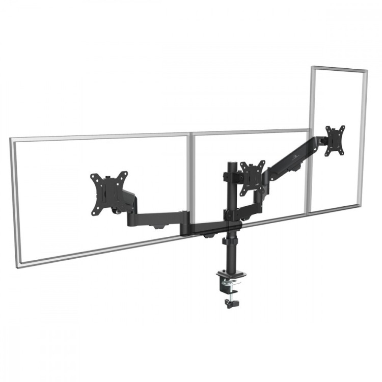 Maclean Uchwyt na 3 monitory 2-8 kg MC-137 17-27 cali