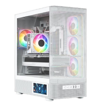 MODECOM Obudowa Volcano AQ400 ARGB MIDI WHITE