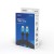 Savio Kabel HDMI (M) v2.1, 1,8m, 8K, miedź, niebiesko-czarny, złote końcówki, ethernet/3D, CL-142