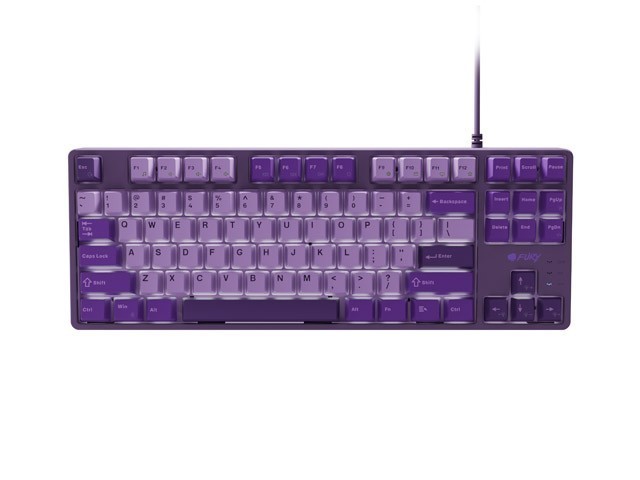 Natec Klawiatura Fury Kanabo K2 US fioletowa podświetlenie mechaniczna