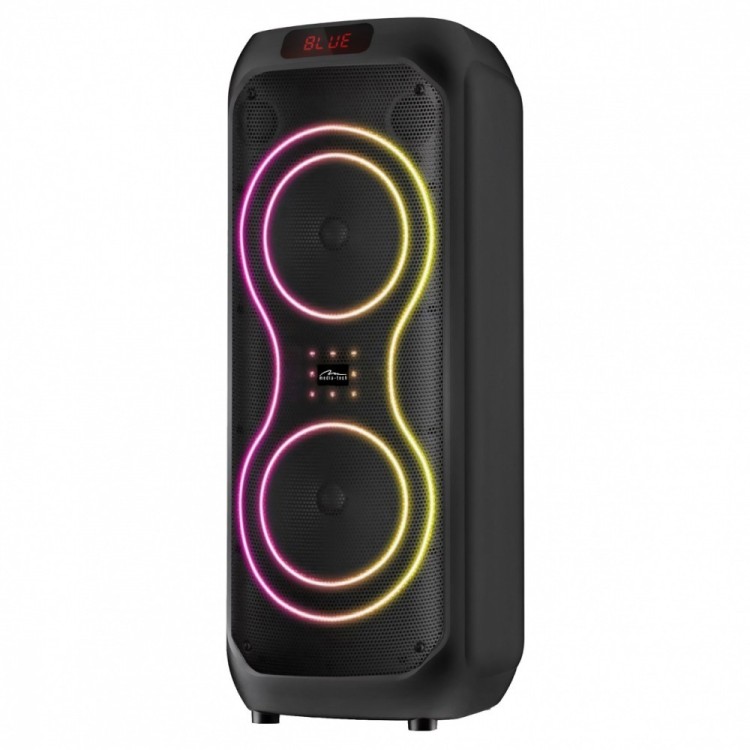 Media-Tech Głośnik bluetooth power audio MAX MT3185 Bluetooth 5.3+EDR/TWS/MP3/MicroSD/USB/AUX/Radio FM/Karaoke/USB-C/RMS 120W/ PMPO 1400W