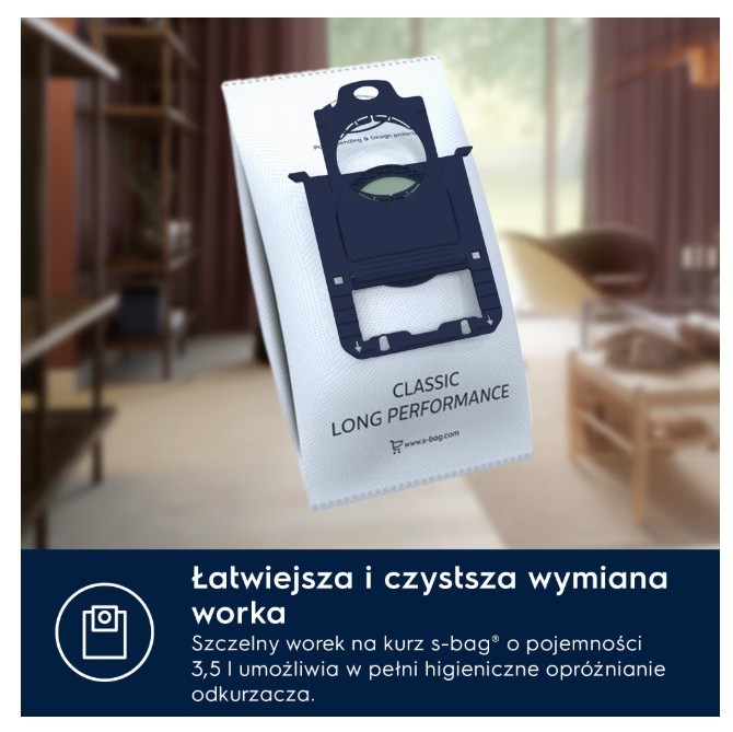 Electrolux Odkurzacz workowy Pure D8 PD82-8DB SILENCE