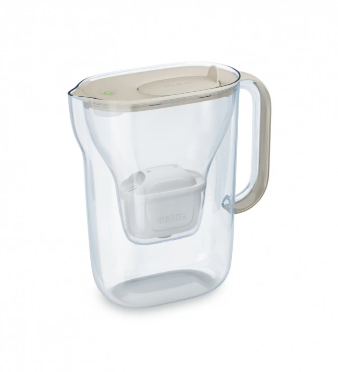 Brita Dzbanek filtrujący Style Essential 2.4l + 3 wkłady, piaskowy