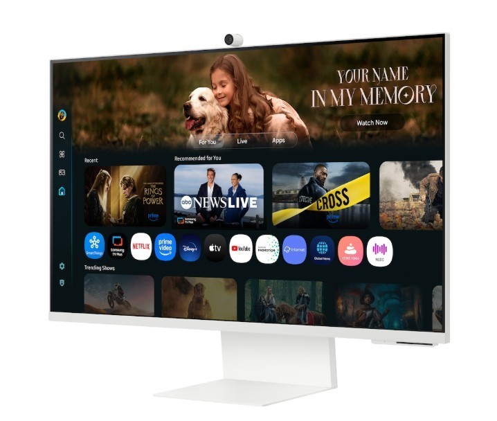 Samsung Monitor 32 cale Smart M8 M80F VA 3840x2160 UHD 16:9 1xHDMI 1xUSB-C 1xUSB-A 4ms 60Hz Smart TV płaski 3Y2d2 (LS32FM801UUXDU)