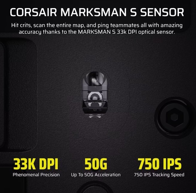 Corsair Mysz bezprzewodowa Scimitar Elite Wireless SE Gun Metal 33000 DPI