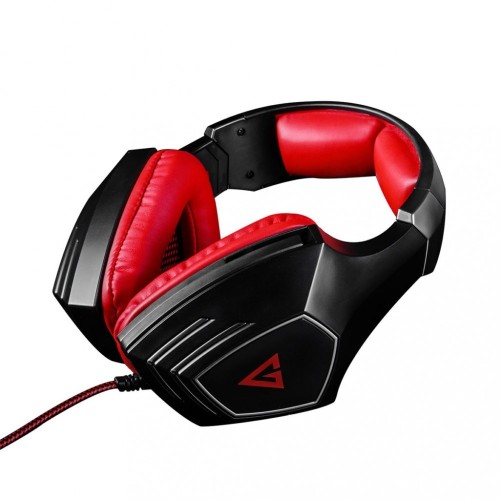 MODECOM VOLCANO MC-831 RAGE CZERWONE SŁUCHAWKI NAGŁOWNE Z MIKROFONEM