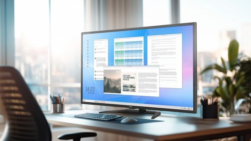 IIYAMA Monitor 43 cale X4373UHSU-B2 4K,VA,2xHDMI,DP,USBCdock (PD95W),       4000:1, USB HUB x4 (2x Type-A, 2x Type-C), KVM, 2 x 7W,450 cd/m2