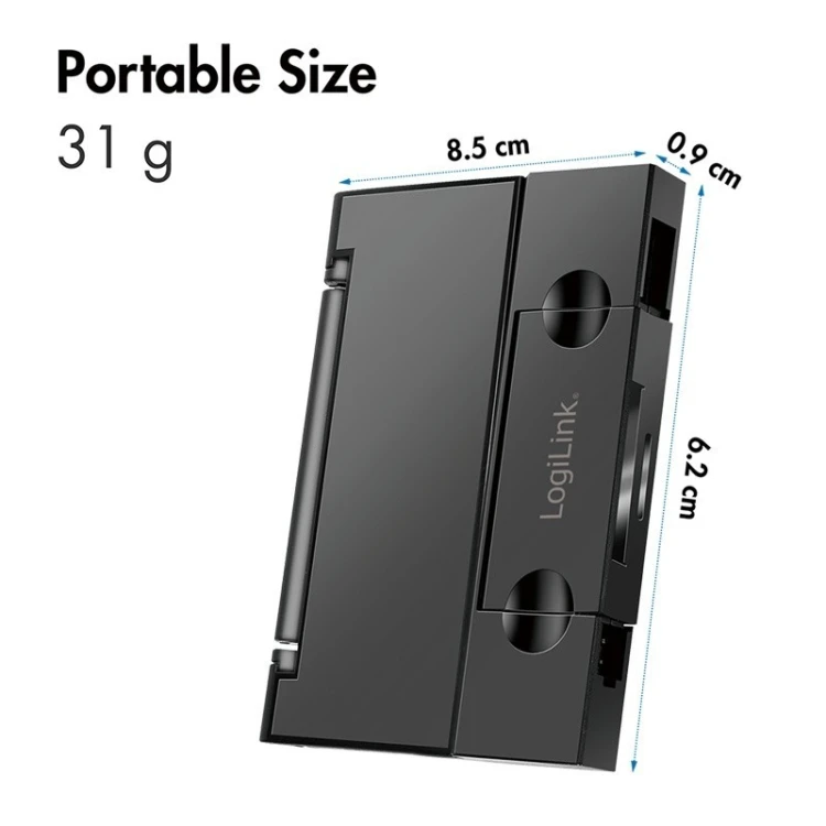 LogiLink Czytnik kart USB3.2 Gen 1, SD/microSD